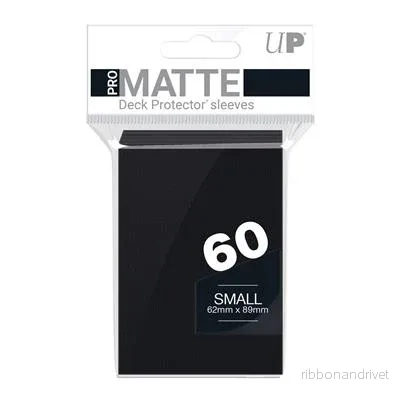 UP - Små Ärmar - Pro-Matte - Svart (60 Ärmar) - Bild 2