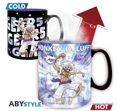 One Piece - Heat Change Mug 460 ml - Monkey D. Luffy - Gear 5th - Bild 2