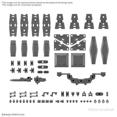 30MM 1/144 TILLVALSDELAR SET 19 (MULTI SKYDD) - Bild 2
