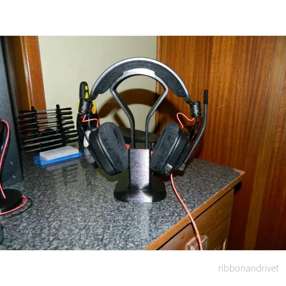 Praktisk hörlursställ för gaming-headset med LED-bas - Bild 2