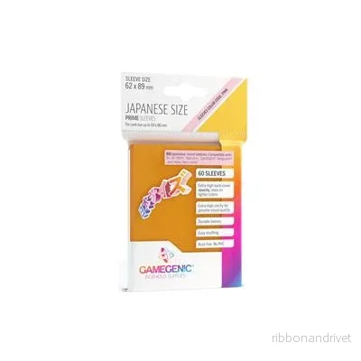 Gamegenic – PRIME Japanskt Storlekssleeves Orange (60 Sleeves) Gamegenic – PRIME Japanskt Storlekssleeves Orange (60 Sleeves)