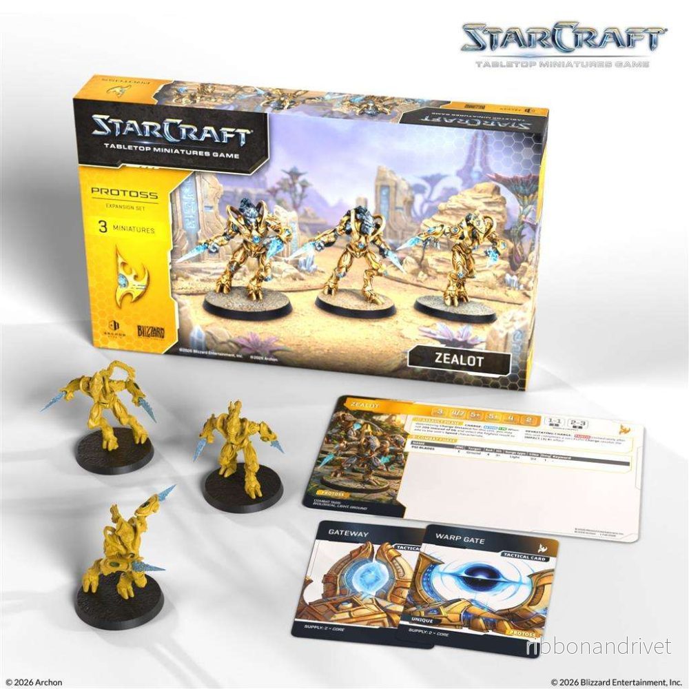 StarCraft® The Miniatures Game – Zealot – Protoss – Expansionsset – EN StarCraft® The Miniatures Game – Zealot – Protoss – Expansionsset – EN