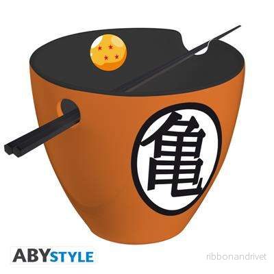 DRAGON BALL – Ramen Skål med ätpinnar – ”Goku-symboler” DRAGON BALL – Ramen Skål med ätpinnar – ”Goku-symboler”