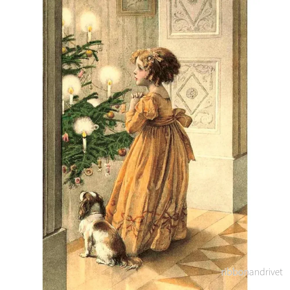 Dubbelt kort med kuvert, med julmotiv - Bild 2