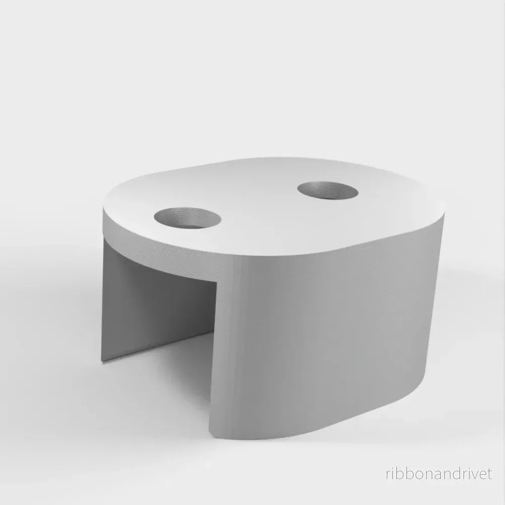 Ikea RACKA 19mm väggfäste/hållare för gardinstång - Bild 3