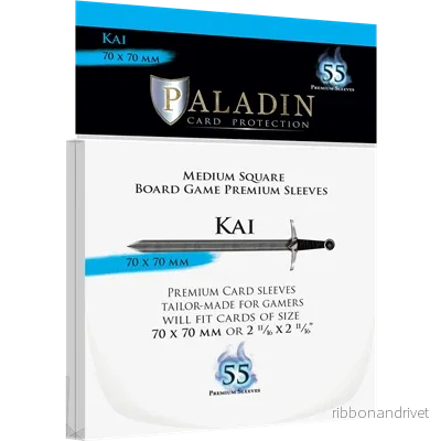 Paladin Sleeves - Kai Premium Square 70x70mm (55 Sleeves) - Bild 2
