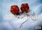 Chessex Hook Örhängen Glitter Ruby Mini-Poly d20 Par - Bild 2