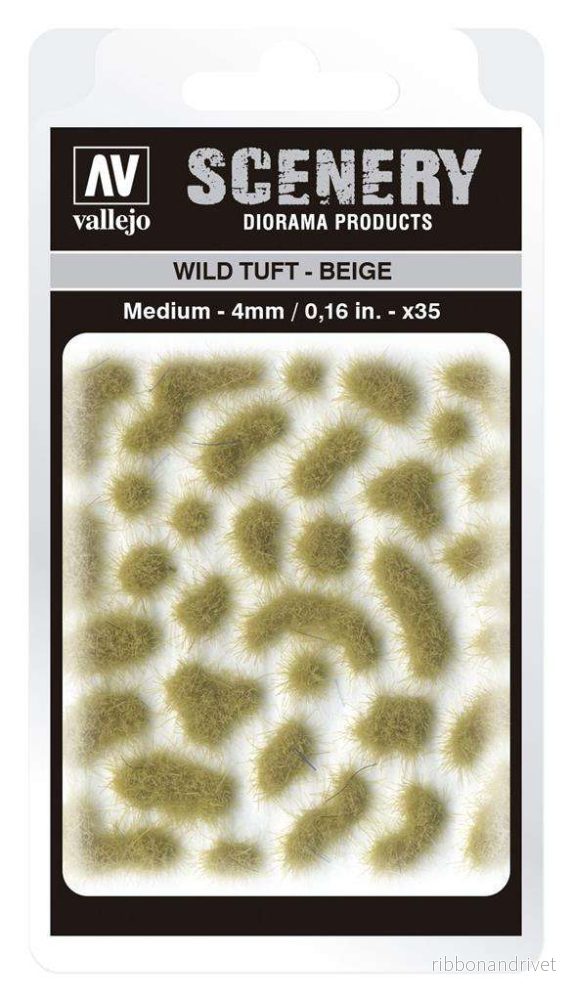 Vallejo - Scenery - Vild Tuft Beige (4 mm)