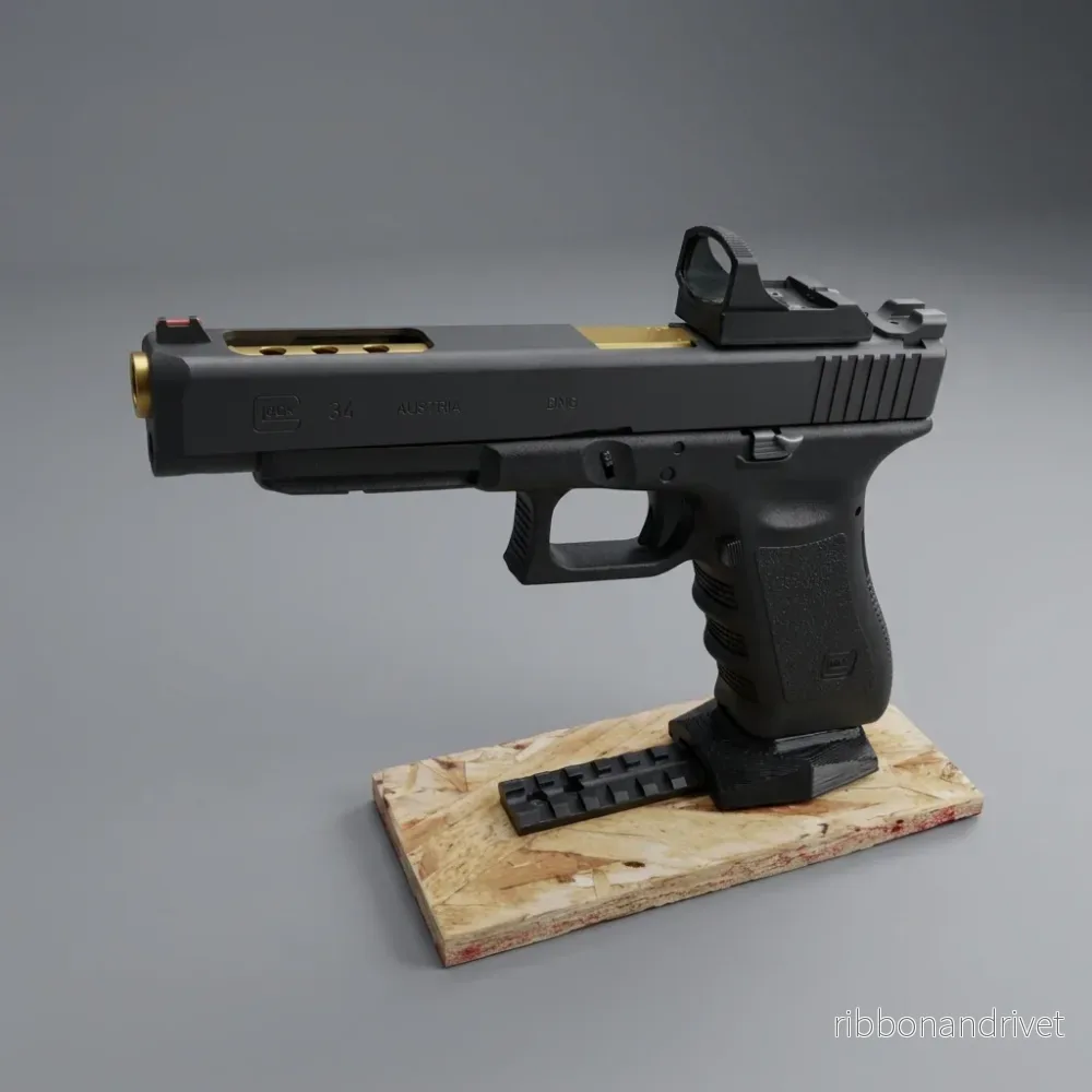 Taktiskt mock red dot sikte för airsoft