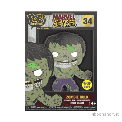 Funko POP Pin: Marvel – Zombie Hulk w/Ch (Glow) Funko POP Pin: Marvel – Zombie Hulk w/Ch (Glow)