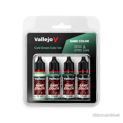Vallejo Game Color - Cold Green Färgset 18 ml - Bild 2