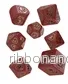 Dragons Modern Dice Set: Ruby