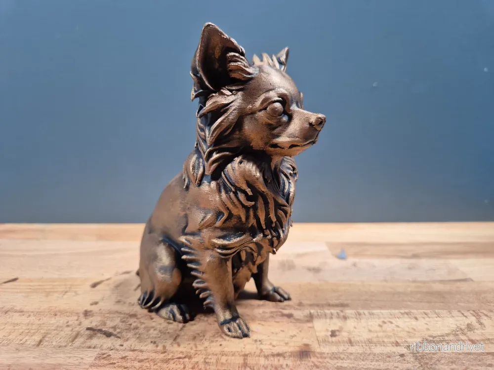 Långhårig Chihuahua – Hundfigur