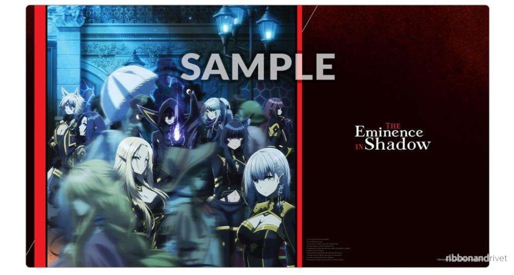 Bushi Supplies - Gummispelmatta Vol. 16 Design A "The Eminence in Shadow: Key Visual 1"
