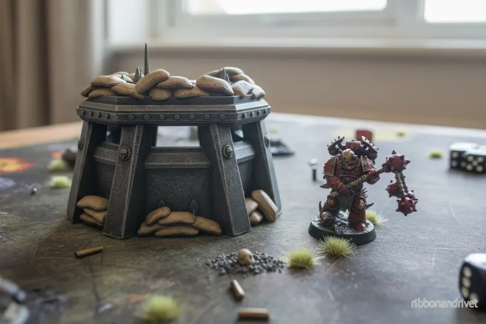 Pillbox med Sandpåsar för Taktiskt Wargaming Terräng - Bild 3