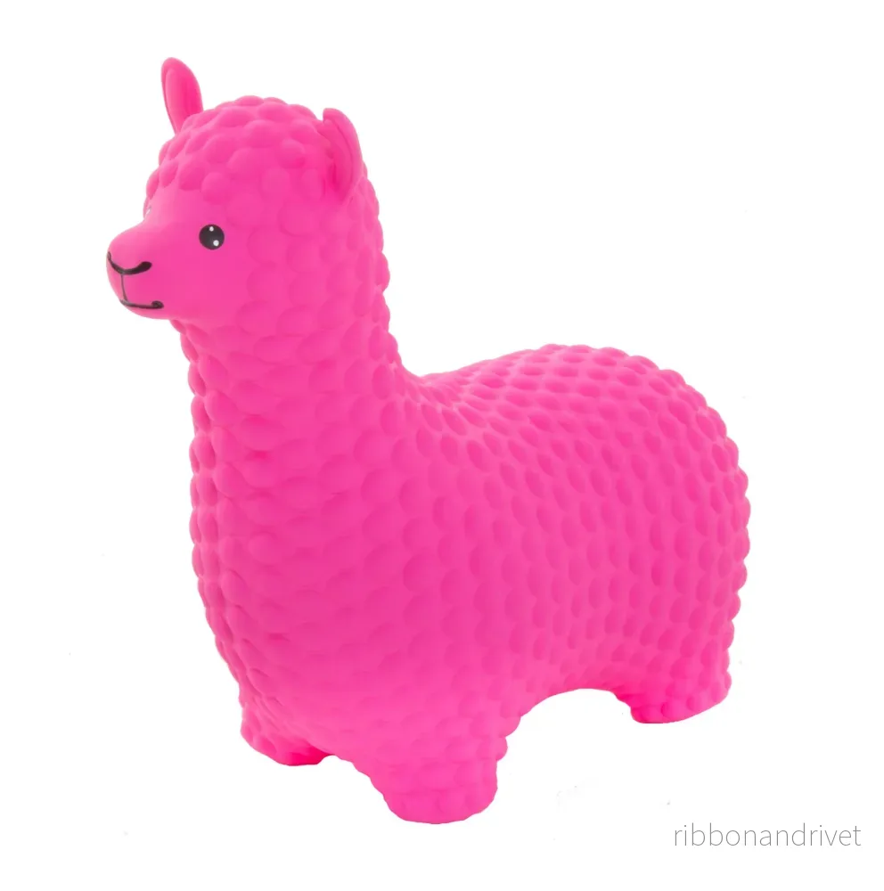 Hoppdjur”My First JUMPY” –Rosa alpacka Hoppdjur”My First JUMPY” –Rosa alpacka