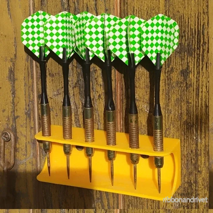 Vägghållare för dartpilar för 6 dartpilar - Bild 2