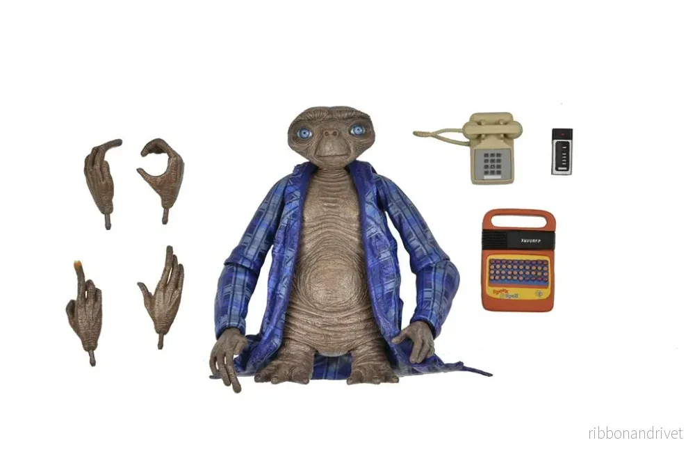 E.T. (40-årsjubileum) – 7” Skala Actionfigur – Ultimate Telepathic E.T. E.T. (40-årsjubileum) – 7” Skala Actionfigur – Ultimate Telepathic E.T.