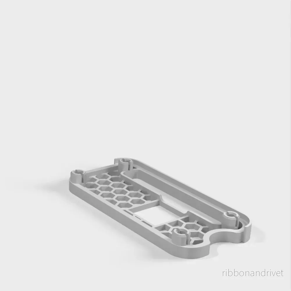 Honeycomb-fodral för Raspberry Pi Zero 2 W med valfritt extruderingsfäste - Bild 3