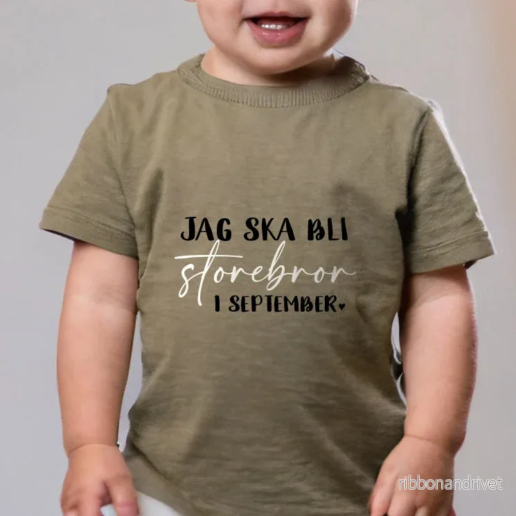 Jag ska bli storebror ... | Personlig t-shirt - Bild 2