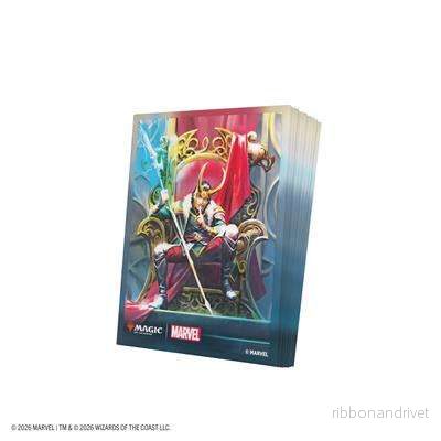 Magic: The Gathering | Marvel Super Heroes Premium Art Sleeves - Loki/Doctor Doom - Bild 2