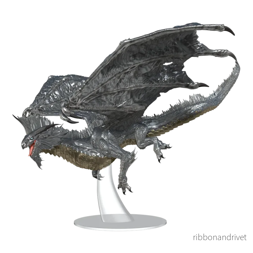 D&D Icons of the Realms: Vuxen Silver Dragon