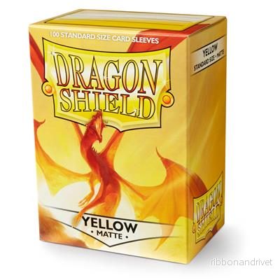 Dragon Shield Standard Sleeves - Matte Yellow (100 Sleeves) - Bild 2