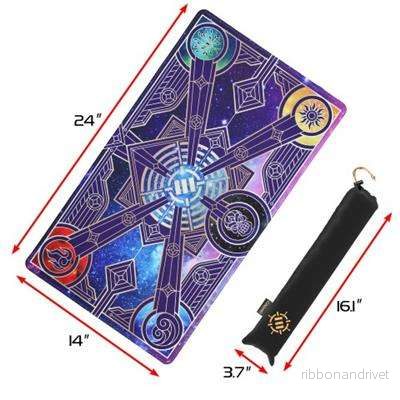 ENHANCE Trading Card Games TCG-spelmatta med sydda kanter (Stars) - Bild 2