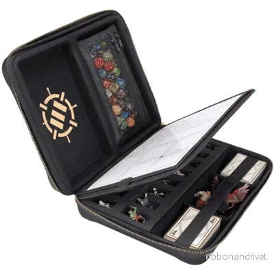 ENHANCE Tabletop RPG Organizer Case (Svart)