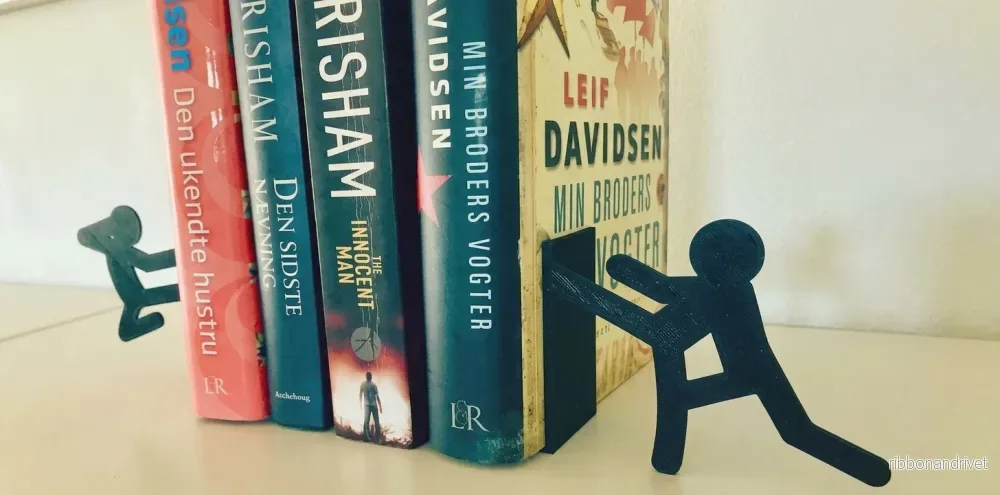 Karate stickman bokstöd för böcker - Bild 2