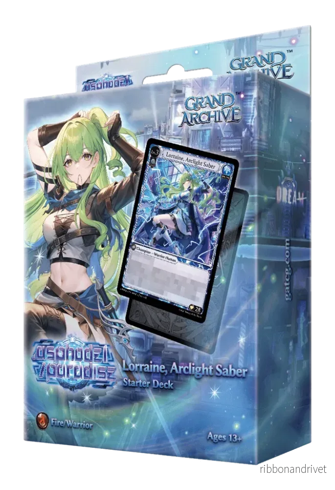 Grand Archive TCG: Lorraine, Arclight Saber Starter Deck Display (8 lekar) – EN Grand Archive TCG: Lorraine, Arclight Saber Starter Deck Display (8 lekar) – EN