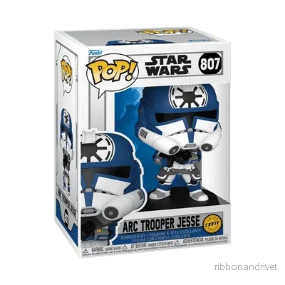 Funko POP! Star Wars: Clone Wars – Arc Trooper Jesse med CH (5+1) - Bild 3