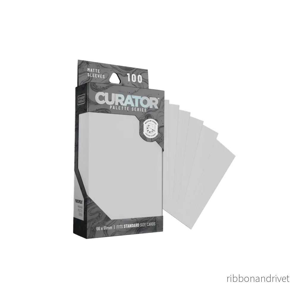 Curator Sleeves: Palette Series: Parchment – kortskydd 100-pack Curator Sleeves: Palette Series: Parchment – kortskydd 100-pack