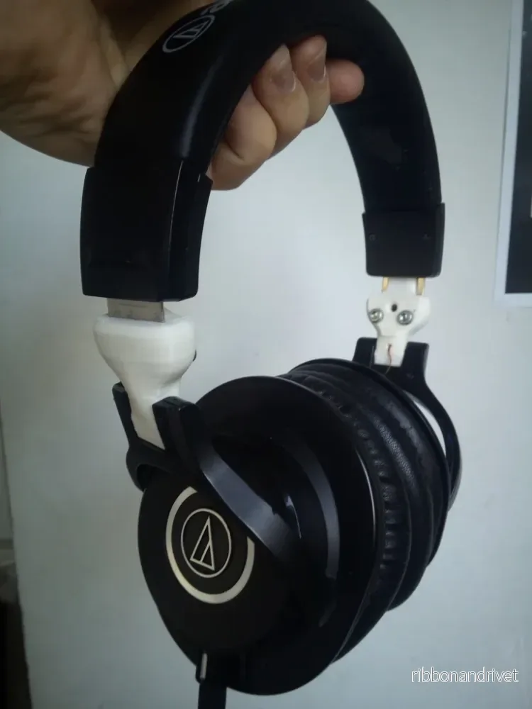 Ersättningsgångjärn för Audio Technica ATH-M40X hörlurar Ersättningsgångjärn för Audio Technica ATH-M40X hörlurar