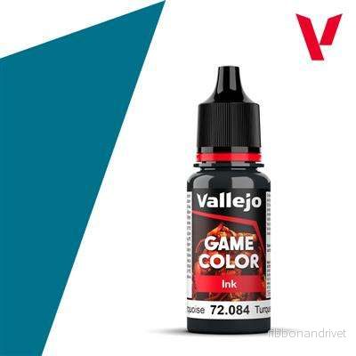 Vallejo Game Color / Ink – Mörk Turkos Vallejo Game Color / Ink – Mörk Turkos