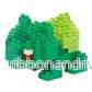 Nanoblock Pokemon - Bulbasaur Byggsats - Bild 3