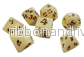 Munchkin Polyhedral Dice Set (7) Tan/Brown