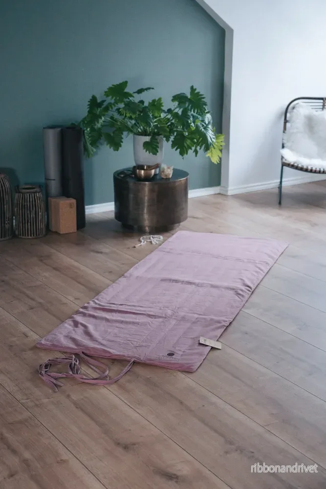 Calm Organic Cotton Yin Futon mat – Rose Calm Organic Cotton Yin Futon mat – Rose