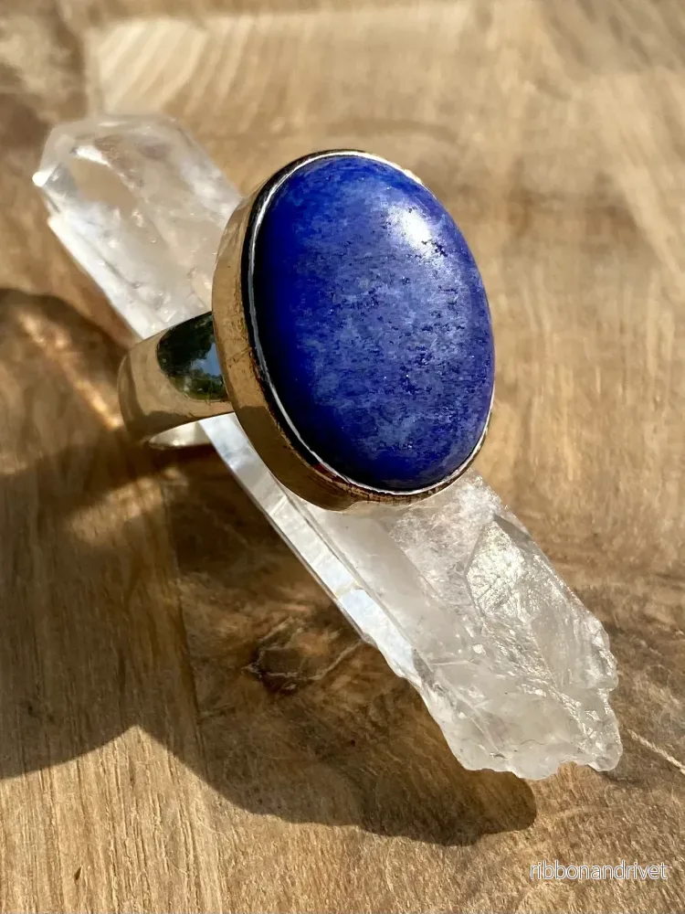 Ring Lapis Lazuli Oval - Bild 2
