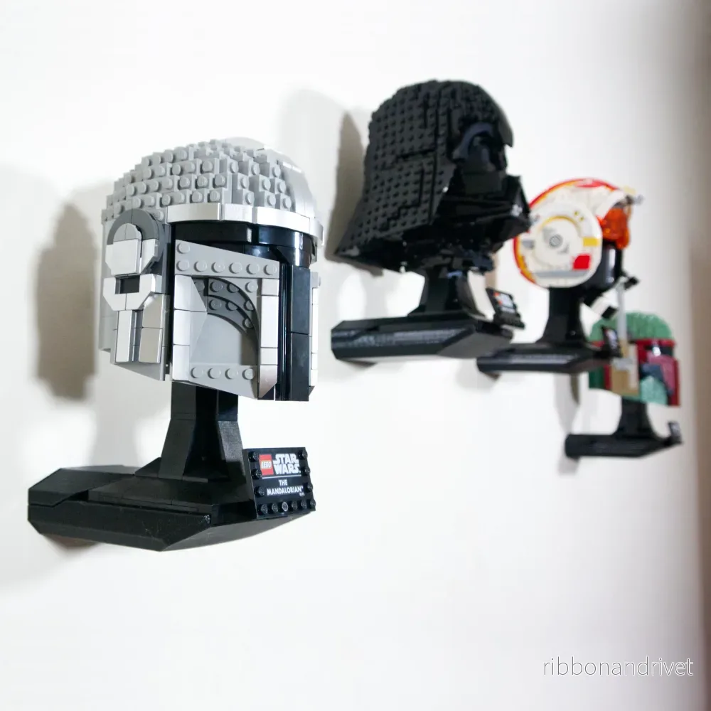 Väggfäste för hela LEGO Hjälmskollektionen - Bild 3