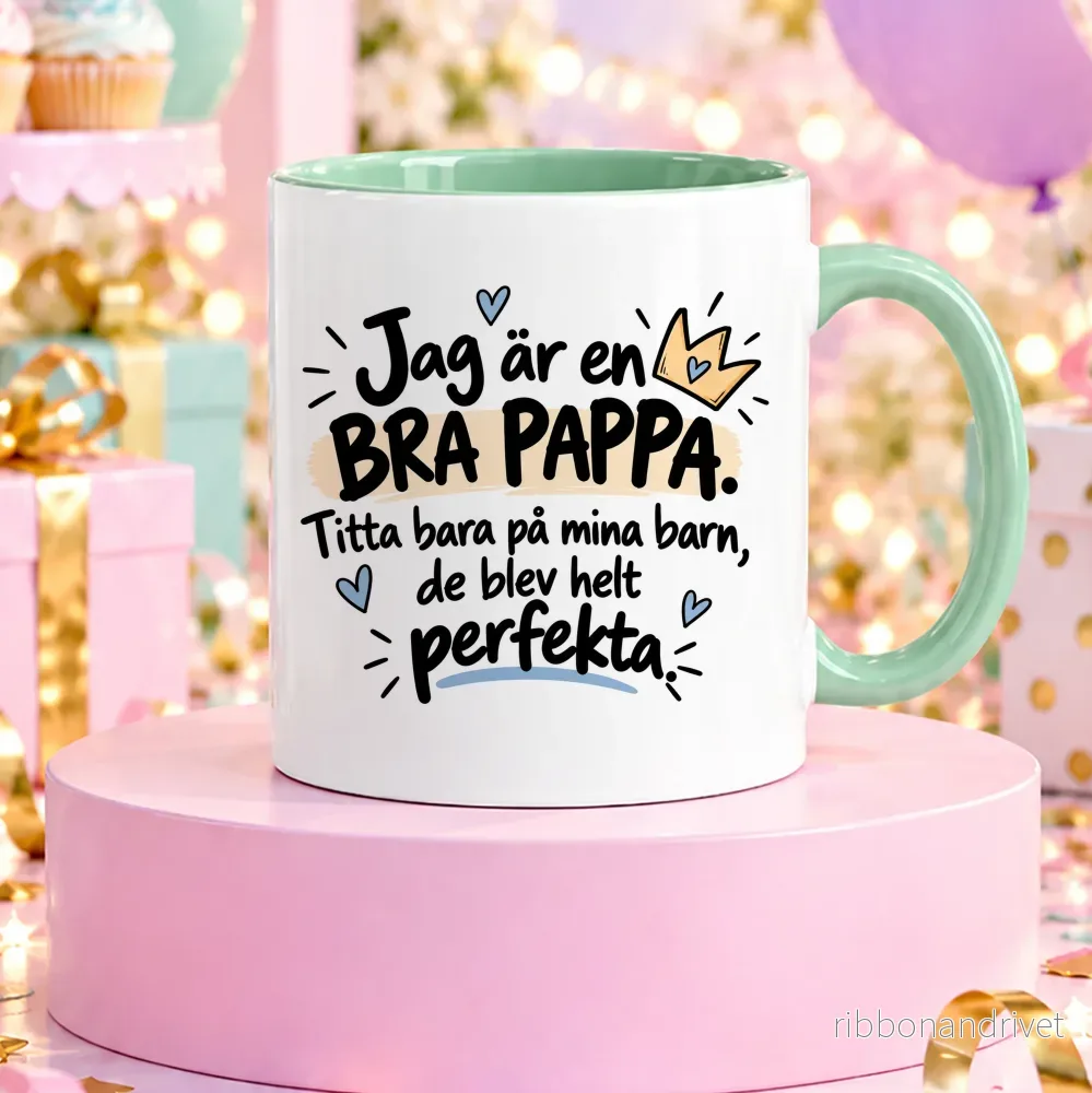 Mina barn är perfekta | Rolig mugg - Bild 3