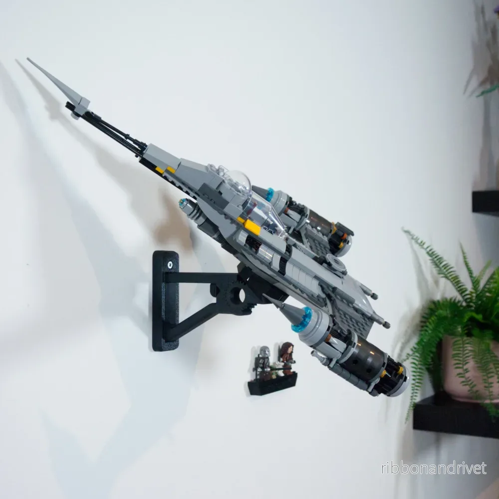 Justerbart väggfäste för LEGO N-1 Starfighter 75325 - Bild 2