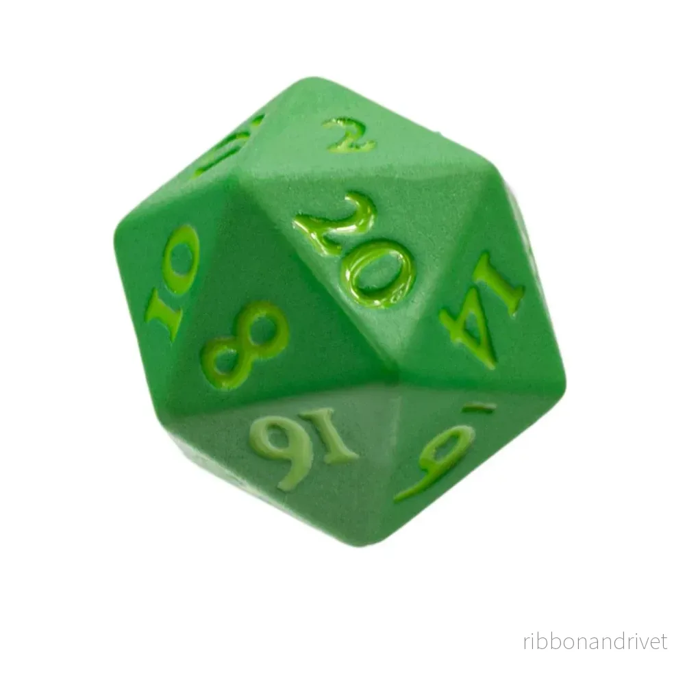 UP – Vivid Heavy Metal Dice: Green UP – Vivid Heavy Metal Dice: Green