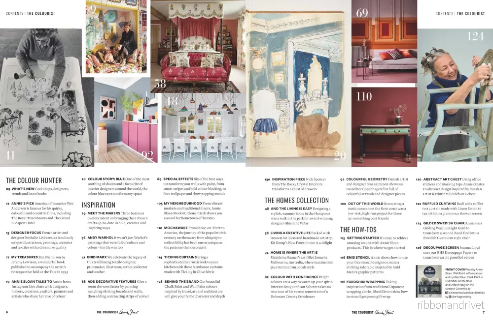 Magasin: The Colourist nr 8 - Celebratingn Blue - Bild 3