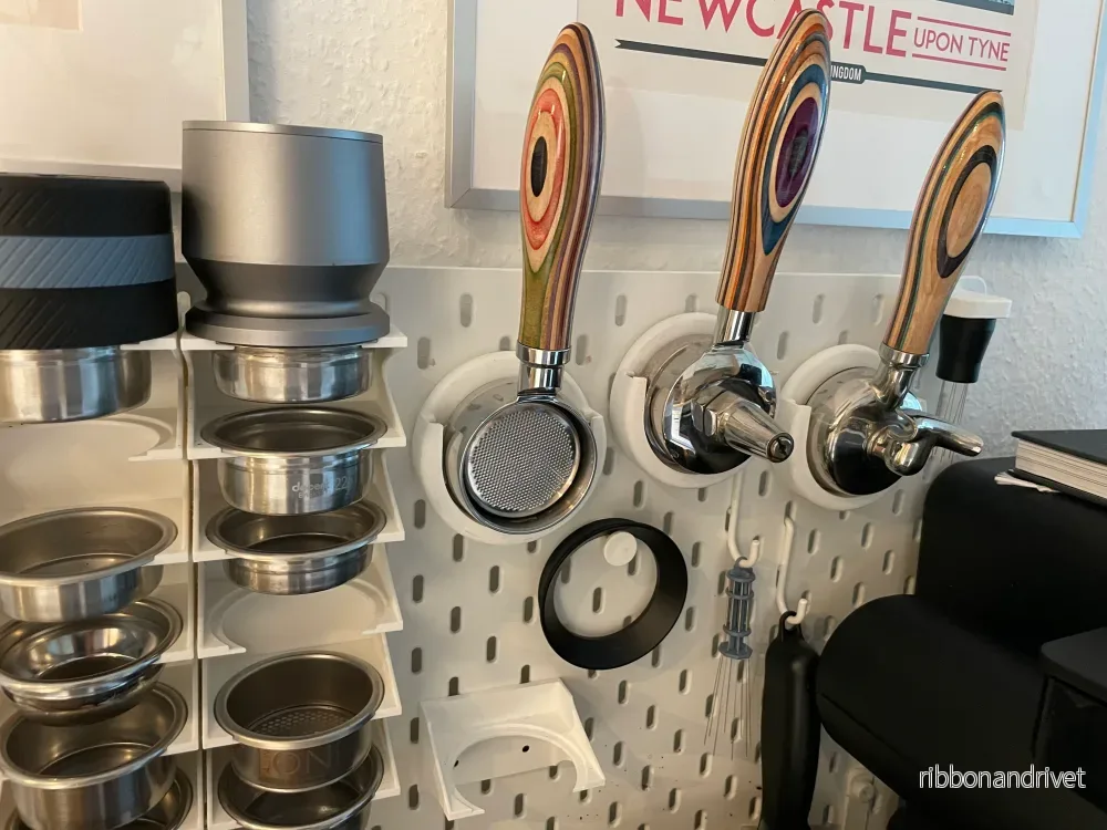 58 mm portafilterhållare för Skadis – kompatibel med Decent Espresso 58 mm portafilterhållare för Skadis – kompatibel med Decent Espresso