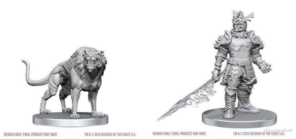D&D Nolzur's Marvelous Miniatures: Hell Hound & Narzugon