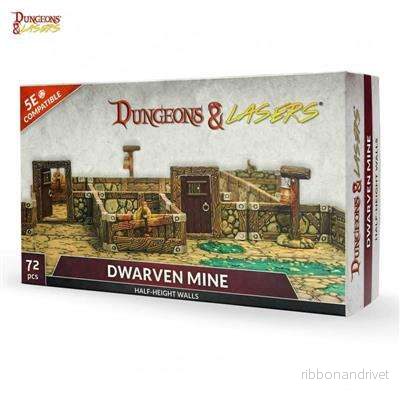 Dungeons & Lasers – Dvärggruva Halvhöga Väggar – EN Dungeons & Lasers – Dvärggruva Halvhöga Väggar – EN