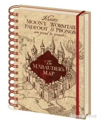 Harry Potter (The Marauders Map) A5 Anteckningsblock Harry Potter (The Marauders Map) A5 Anteckningsblock
