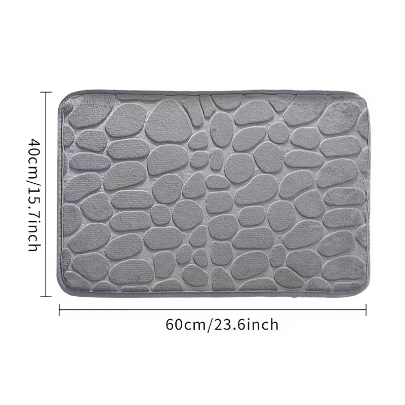 Mjuk och absorberande badrumsmatta 60cm x 40cm Mjuk och absorberande badrumsmatta 60cm x 40cm