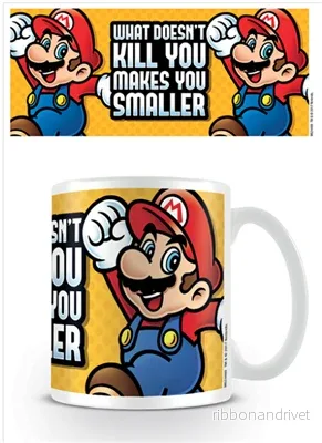 Super Mario (Makes You Smaller) Mug Super Mario (Makes You Smaller) Mug
